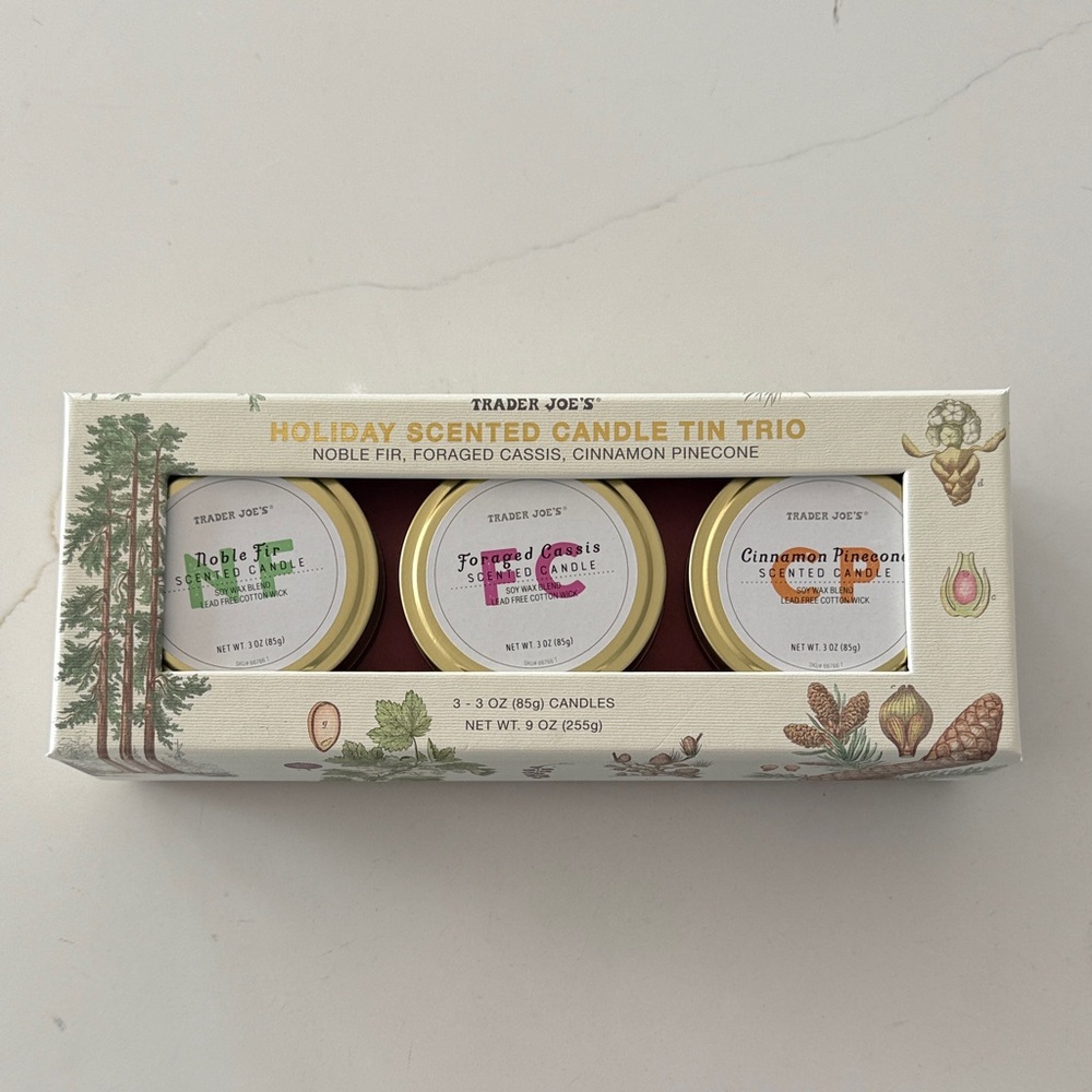 Trader Joe's Holiday Candle Set